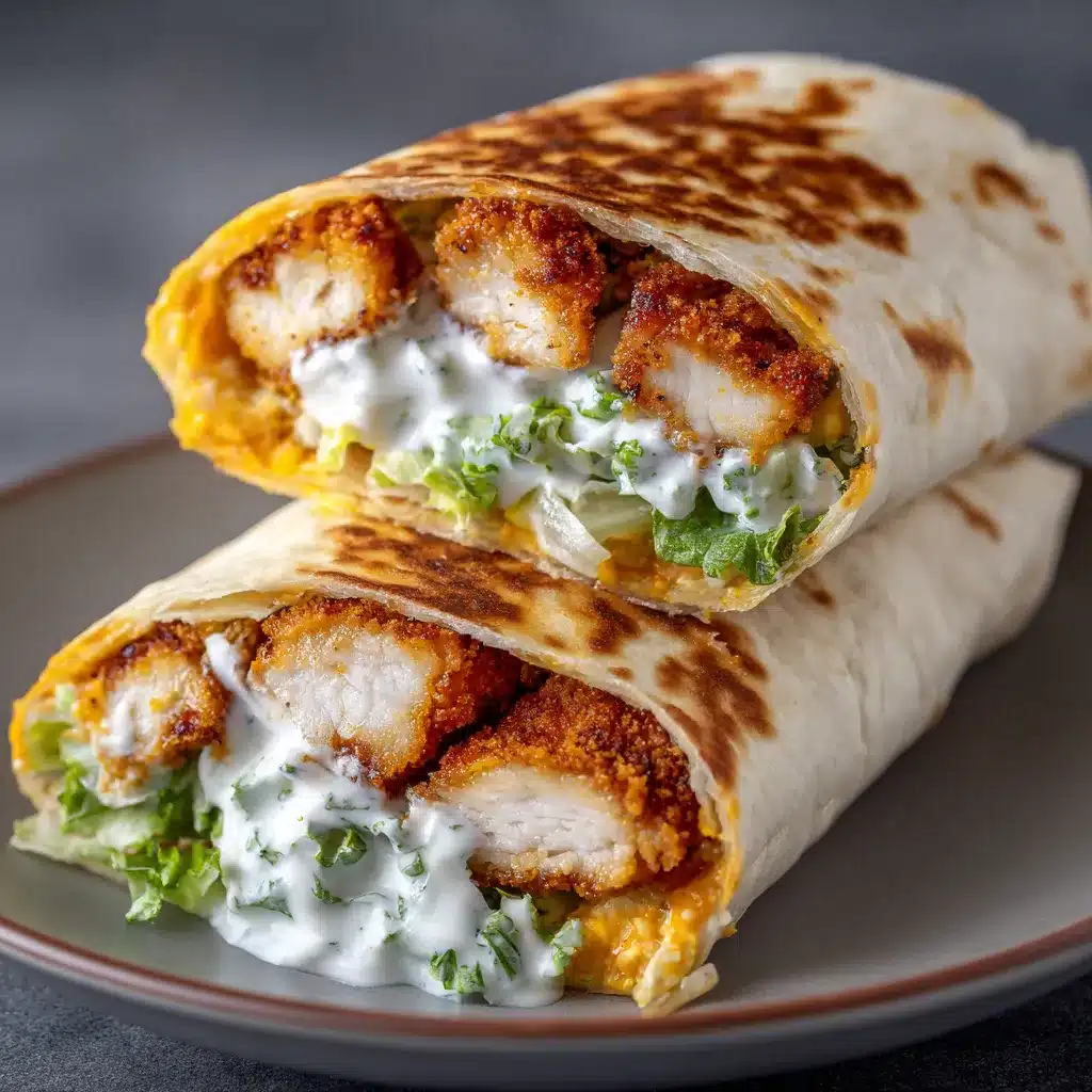 Crispy Chicken Ranch Snack Wrap Irresistible Flavor Boost 8 Crispy Chicken Ranch Snack upscaled 6867b128a242a