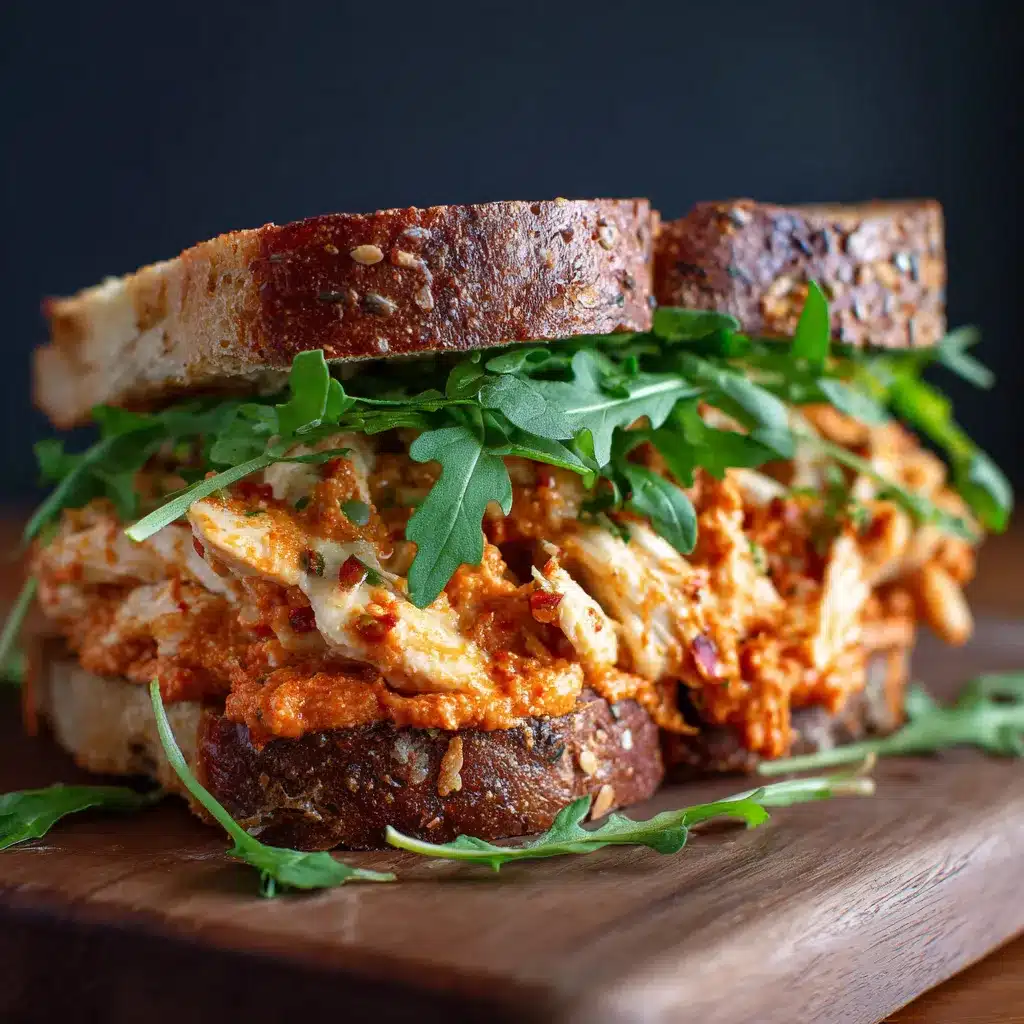 Mouthwatering Crunchy Chicken Romesco Sandwich Recipe Bliss 6 Crunchy Chicken Romesco Sandwich upscaled 686736d0ae328