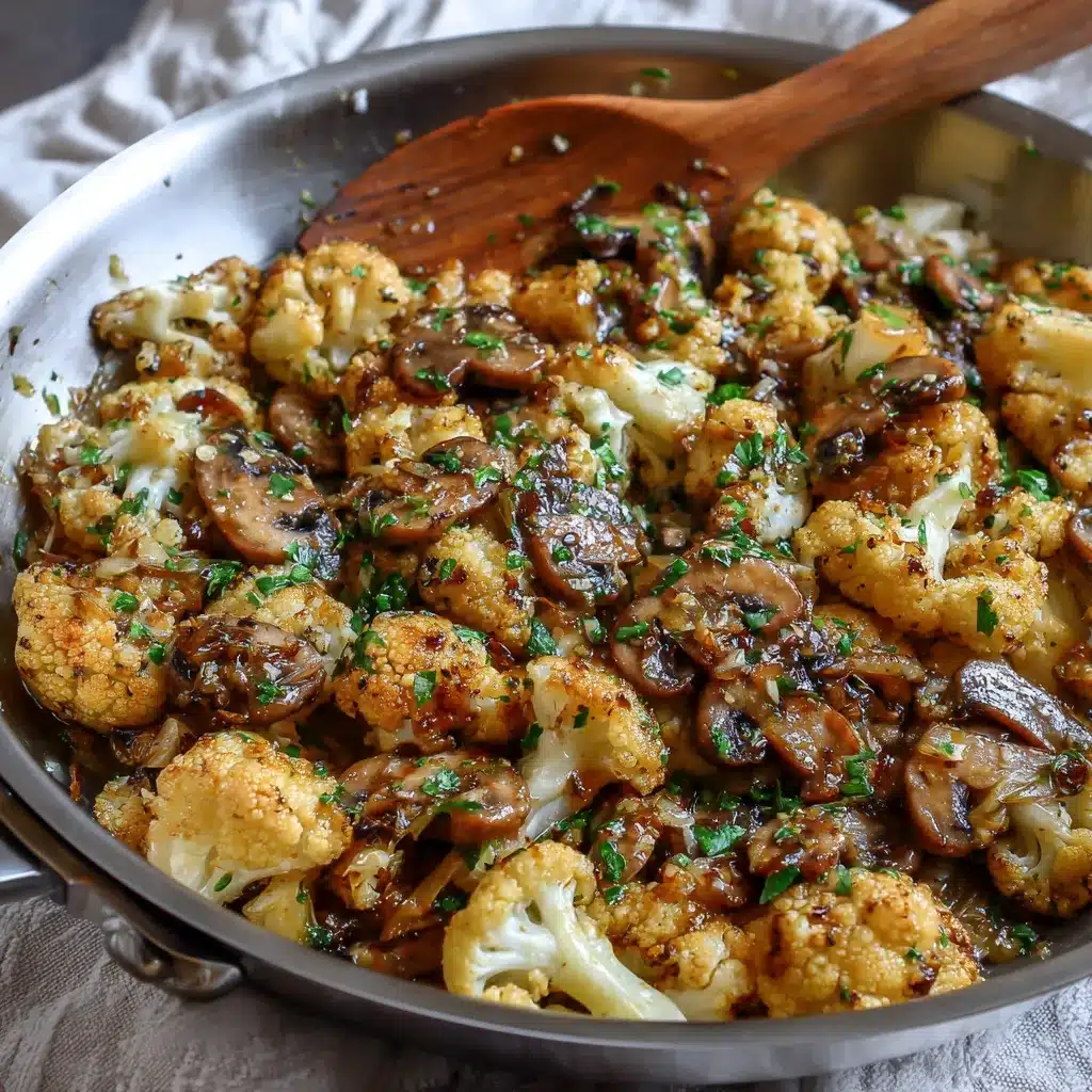 Sizzling Garlic Mushrooms Cauliflower Skillet Delight 7 Garlic Mushrooms Cauliflower Skillet upscaled 6865534cdaf29