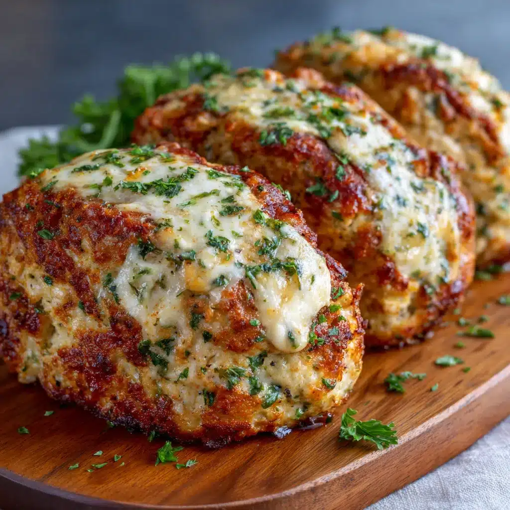 Savory Garlic Parmesan Chicken Meatloaves A Flavorful Delight 6 Garlic Parmesan Chicken Meatloaves upscaled 686b38ea2b530