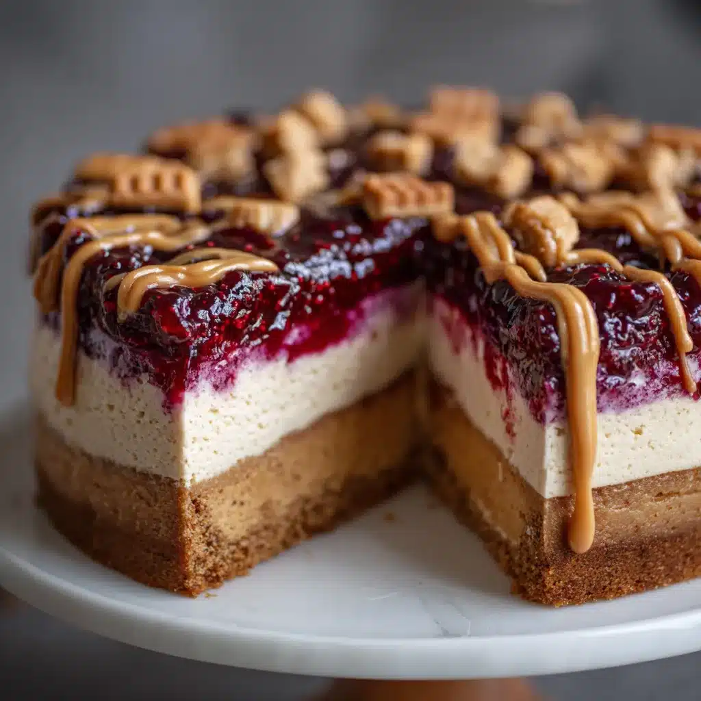 Decadent Peanut Butter Jelly Cheesecake Recipe to Savor 8 Peanut Butter And Jelly upscaled 686566c0c12e7