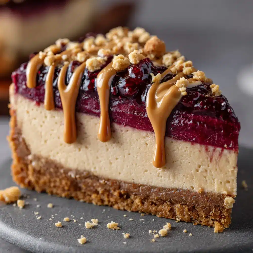 Decadent Peanut Butter Jelly Cheesecake Recipe to Savor 7 Peanut Butter And Jelly upscaled 686567b159455