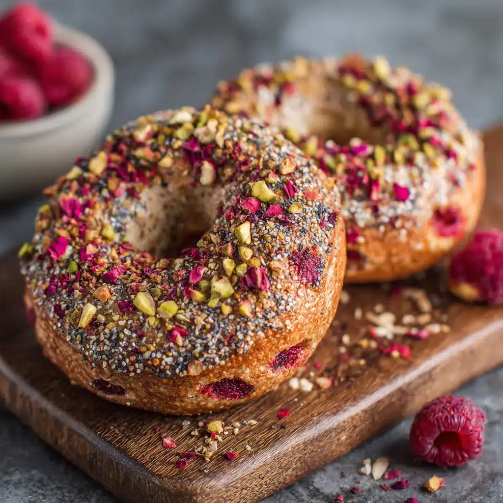 Irresistible Raspberry Pistachio Sourdough Bagels Recipe 6 Raspberry Pistachio Sourdough Bagels upscaled 68654fc8499ab