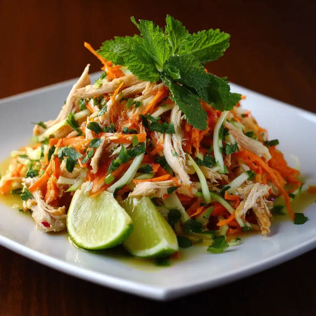 Zesty Thai Chicken Salad Refreshing Flavorful